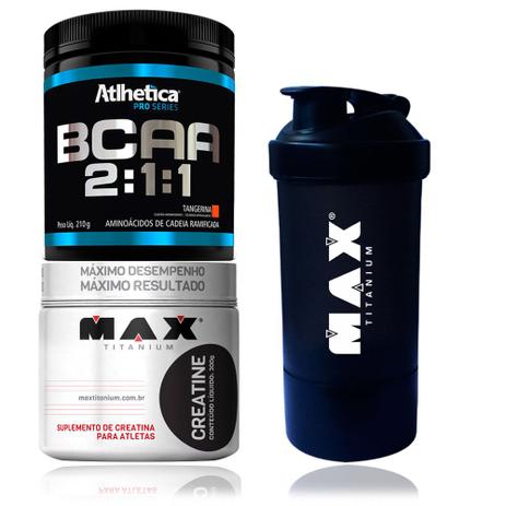 Creatina - 300g + Bcaa Em Pó - Max Titanium é ruim? Creatina - 300g + Bcaa Em Pó - Max Titanium é boa?