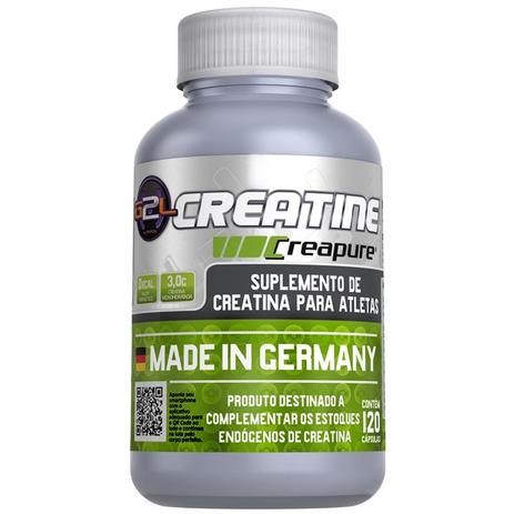 Creatina Creapure Powder (120 caps) - G2L Nutrition Menor preço em Creatina Creapure Powder (120 caps) - G2L Nutrition