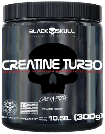 Creatina Em Pó Black Skull Creatine Turbo Em Pote 300g Menor preço em Creatina Em Pó Black Skull Creatine Turbo Em Pote 300g