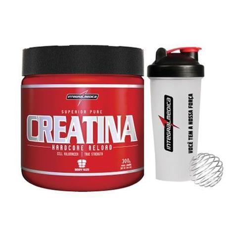 Creatina Hardcore Reload 300g + Coqueteleira - Integralmédica - Integralmedica é boa?