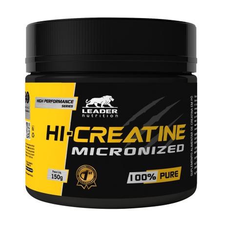 Creatina micronizada 150g 100% pure- leader Nutrition Menor preço em Creatina micronizada 150g 100% pure- leader Nutrition
