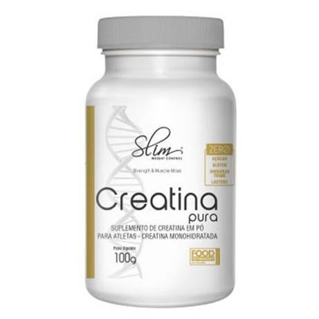 Creatina Pura 100 g - Slim Menor preço em Creatina Pura 100 g - Slim