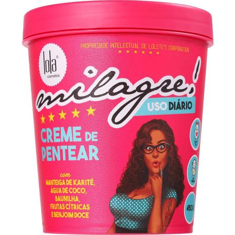 Creme de Pentear Lola Cosmetics Milagre Menor preço em Creme de Pentear Lola Cosmetics Milagre