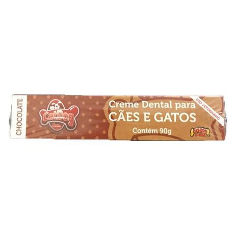 Creme Dental Cat Dog Sabor Chocolate 90g Menor preço em Creme Dental Cat Dog Sabor Chocolate 90g