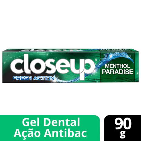 Creme Dental Em Gel Close Up Fresh Action Menthol Paradise 90g - Close-up Menor preço em Creme Dental Em Gel Close Up Fresh Action Menthol Paradise 90g - Close-up
