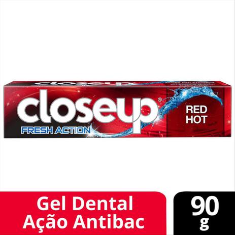 Creme Dental Em Gel Close Up Fresh Action Red Hot 90g - Close-up Menor preço em Creme Dental Em Gel Close Up Fresh Action Red Hot 90g - Close-up