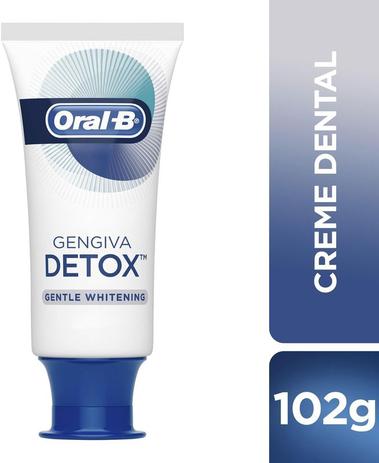 Creme Dental Oral-B Gengiva Detox Gentle Whitening 102g Menor preço em Creme Dental Oral-B Gengiva Detox Gentle Whitening 102g