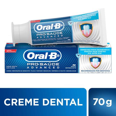 Creme Dental Oral-B Pro-Saúde Advanced 70g - Oral b Menor preço em Creme Dental Oral-B Pro-Saúde Advanced 70g - Oral b