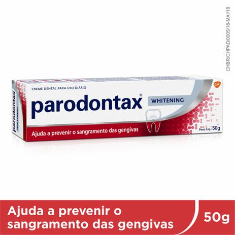 Creme Dental Parodontax Whitening 50g - Paradontax Menor preço em Creme Dental Parodontax Whitening 50g - Paradontax