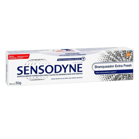 Creme Dental Sensodyne Branqueador Extra Fresh Menor preço em Creme Dental Sensodyne Branqueador Extra Fresh