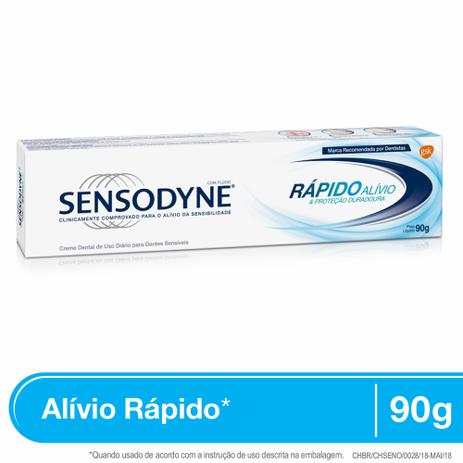 Creme Dental Sensodyne Rápido Alívio 90g é ruim? Creme Dental Sensodyne Rápido Alívio 90g é boa?