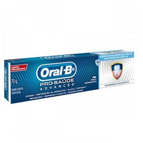 Creme dental terapeutico oral-b 70g pro-saude advanced - Sem marca Menor preço em Creme dental terapeutico oral-b 70g pro-saude advanced - Sem marca