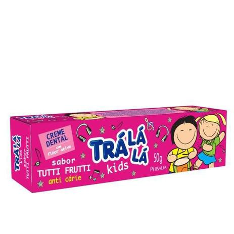 Creme Dental Trá Lá Lá  Kids  Tutti Frutti  50 g - Phisalia é boa?