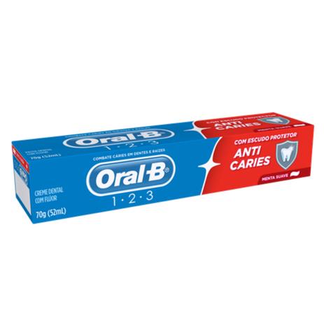 Creme dental tradicional oral-b 70g - Sem marca Menor preço em Creme dental tradicional oral-b 70g - Sem marca