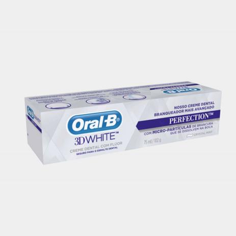 Creme dental tradicional oral-b 75ml 3d whit perfection - Sem marca Menor preço em Creme dental tradicional oral-b 75ml 3d whit perfection - Sem marca