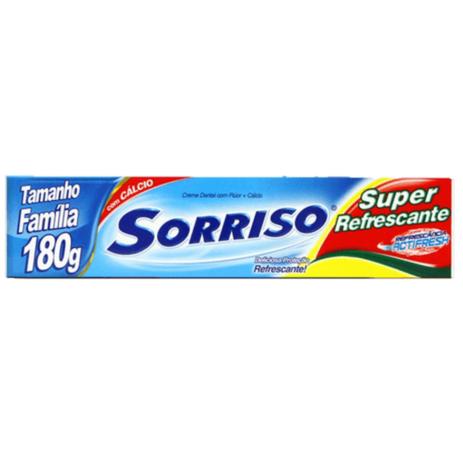 Creme dental tradicional sorriso 180g super refrescante - Sem marca Menor preço em Creme dental tradicional sorriso 180g super refrescante - Sem marca