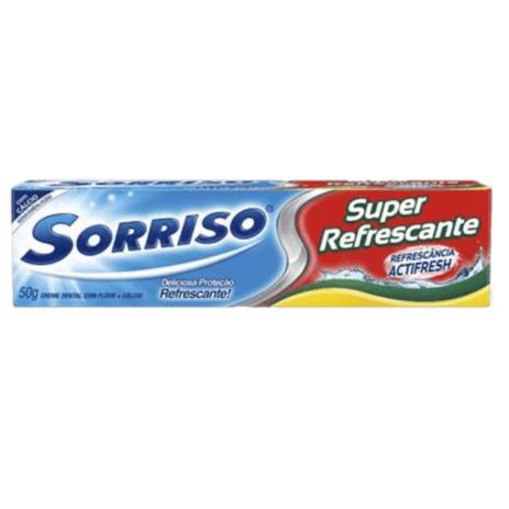 Creme dental tradicional sorriso 50g super refrescância - Sem marca Menor preço em Creme dental tradicional sorriso 50g super refrescância - Sem marca