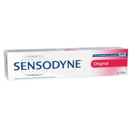 Creme dental uso diário sensodyne 90g original - Sem marca Menor preço em Creme dental uso diário sensodyne 90g original - Sem marca