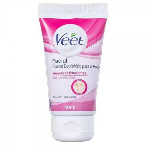 Creme Depilatório Veet Facial 40ml Menor preço em Creme Depilatório Veet Facial 40ml