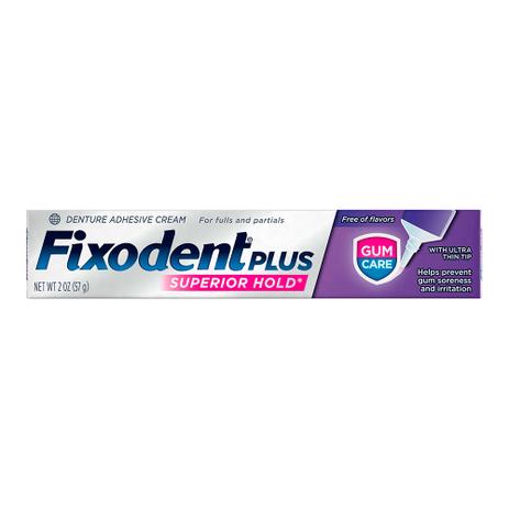 Creme Fixador De Dentadura Fixodent Plus Gum Care 57g Menor preço em Creme Fixador De Dentadura Fixodent Plus Gum Care 57g