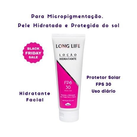 Creme Hidratante com Proteção Solar Facial FPS 30 Long Life 100 ml - Toque Seco Menor preço em Creme Hidratante com Proteção Solar Facial FPS 30 Long Life 100 ml - Toque Seco
