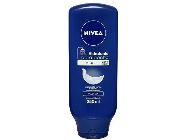 Creme Hidratante Corporal Nivea Milk para Banho - 250ml Menor preço em Creme Hidratante Corporal Nivea Milk para Banho - 250ml