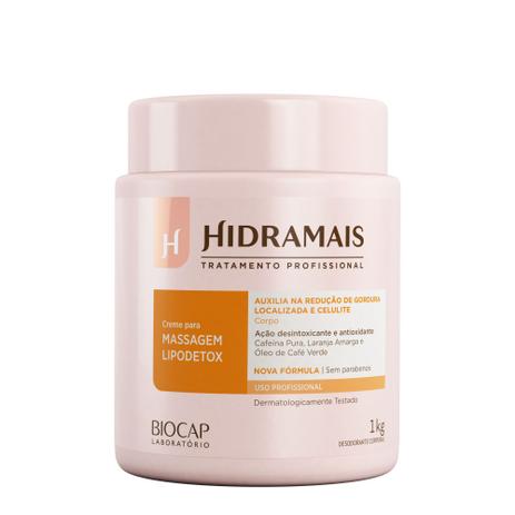 Creme para Massagem LipoDetox 1Kg HIDRAMAIS Menor preço em Creme para Massagem LipoDetox 1Kg HIDRAMAIS