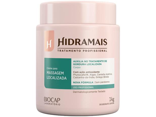 Creme Para Massagem Localizada - Hidramais Profissional Menor preço em Creme Para Massagem Localizada - Hidramais Profissional