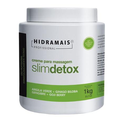 Creme Para Massagem Slimdetox 1kg Hidramais Menor preço em Creme Para Massagem Slimdetox 1kg Hidramais