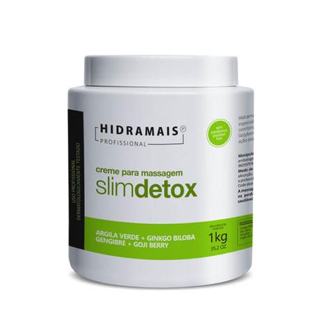 Creme para Massagem Slimdetox Hidramais com Argila Verde 1kg Menor preço em Creme para Massagem Slimdetox Hidramais com Argila Verde 1kg