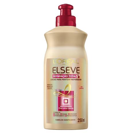 Creme para Pentear LOréal Elsève Reparação Total 5+ Menor preço em Creme para Pentear LOréal Elsève Reparação Total 5+