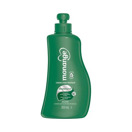 Creme para pentear monange - reconstrutor 300ml Menor preço em Creme para pentear monange - reconstrutor 300ml