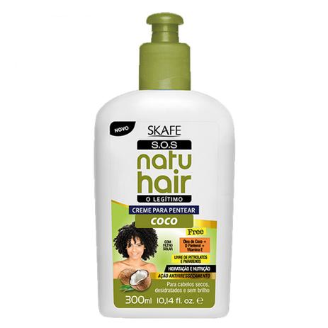 Creme para Pentear Natu Hair S.O.S Coco - 300ml Menor preço em Creme para Pentear Natu Hair S.O.S Coco - 300ml