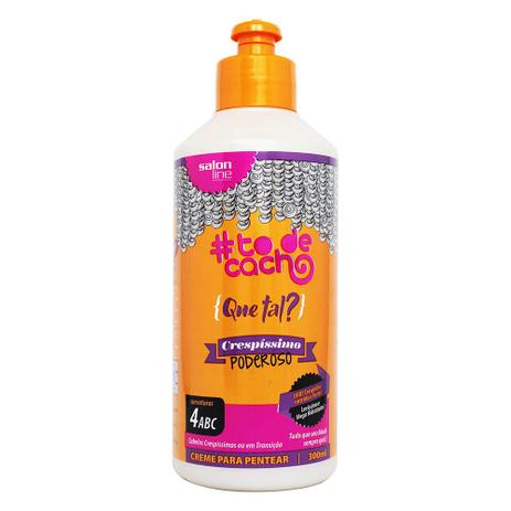 Menor preço em Creme para Pentear Que tal Crespíssimo Poderoso ToDeCacho 300ml - Salon Line