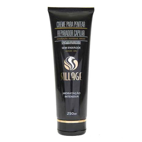 Creme para Pentear Reparador Capilar Hidratação Intensiva 250ml - Sillage Menor preço em Creme para Pentear Reparador Capilar Hidratação Intensiva 250ml - Sillage