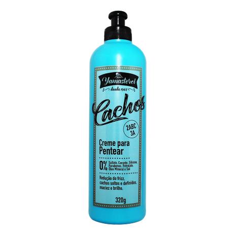 Creme para Pentear Yamasterol Cachos 2ABC 3A 320g - Yamá Menor preço em Creme para Pentear Yamasterol Cachos 2ABC 3A 320g - Yamá