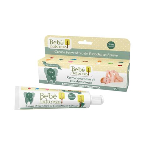 Creme preventivo de assaduras bebê natureza - suave 45g Menor preço em Creme preventivo de assaduras bebê natureza - suave 45g