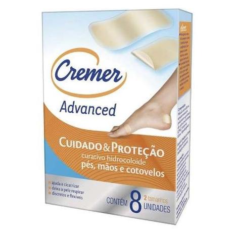 Cremer Advanced Hidrocoloide Curativo C/8 Menor preço em Cremer Advanced Hidrocoloide Curativo C/8