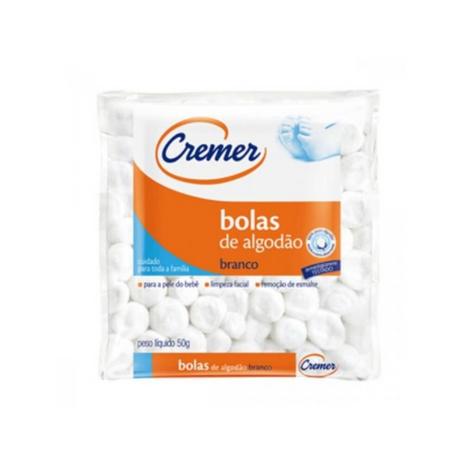 Cremer Algodão Bolinha 50g Menor preço em Cremer Algodão Bolinha 50g