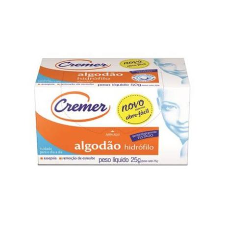 Cremer Algodão Caixinha 25g Menor preço em Cremer Algodão Caixinha 25g