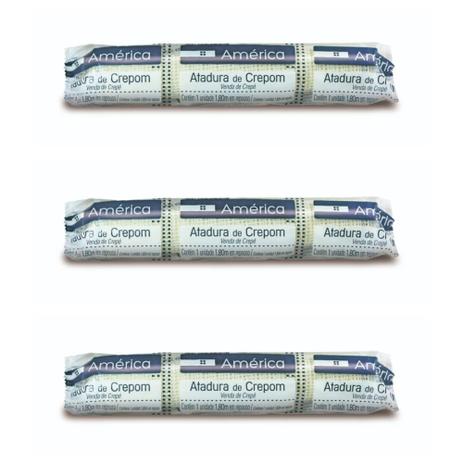 Cremer Atadura de Crepe América 15cmx1,8m (Kit C/03) Menor preço em Cremer Atadura de Crepe América 15cmx1,8m (Kit C/03)