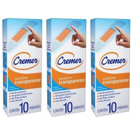 Cremer Curativo Transparente C/10 (Kit C/03) é boa?
