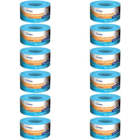 Cremer Fita Micropore Branca 2,5cmx4,5m C/12 (Kit C/12) Menor preço em Cremer Fita Micropore Branca 2,5cmx4,5m C/12 (Kit C/12)