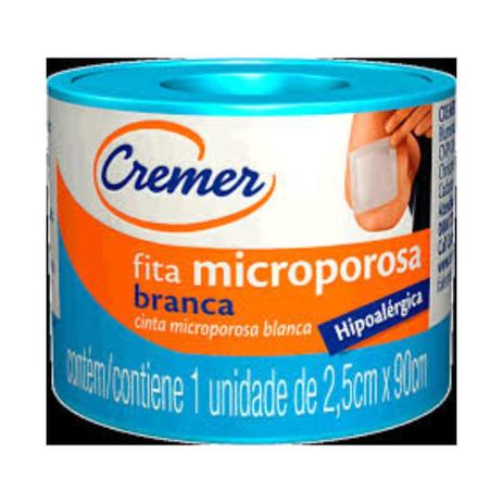 Cremer Fita Micropore Branca 2,5cmx90cm C/12 Menor preço em Cremer Fita Micropore Branca 2,5cmx90cm C/12