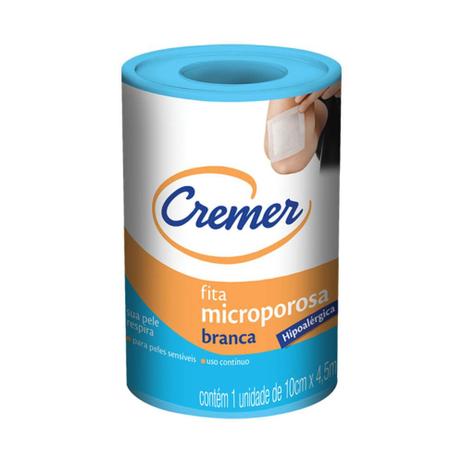 Cremer Fita Microporosa 10cmx4,5m Menor preço em Cremer Fita Microporosa 10cmx4,5m
