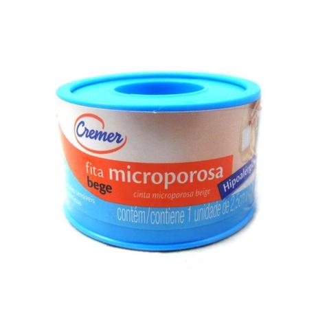 Cremer Fita Microporosa Bege 2,5cmx4,5m Menor preço em Cremer Fita Microporosa Bege 2,5cmx4,5m