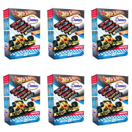 Cremer Hot Wheels Curativo C/25 (Kit C/06) Menor preço em Cremer Hot Wheels Curativo C/25 (Kit C/06)