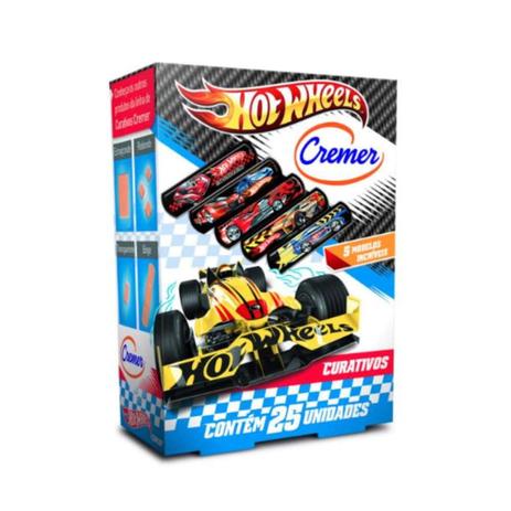 Cremer Hot Wheels Curativo C/25 Menor preço em Cremer Hot Wheels Curativo C/25