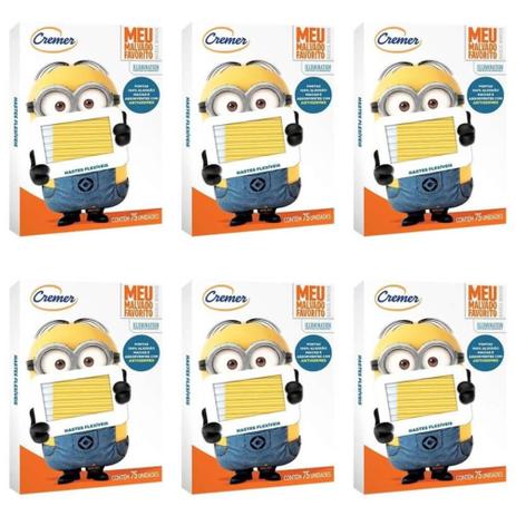 Cremer Minions Hastes Flexíveis C/75 (Kit C/06) Menor preço em Cremer Minions Hastes Flexíveis C/75 (Kit C/06)
