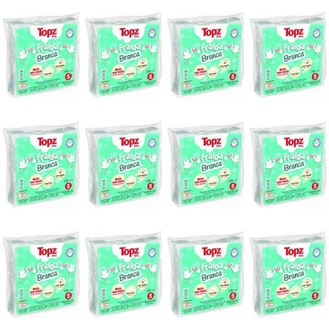 Cremer Topz Baby Fralda De Pano Branca C/5 (Kit C/12) Menor preço em Cremer Topz Baby Fralda De Pano Branca C/5 (Kit C/12)